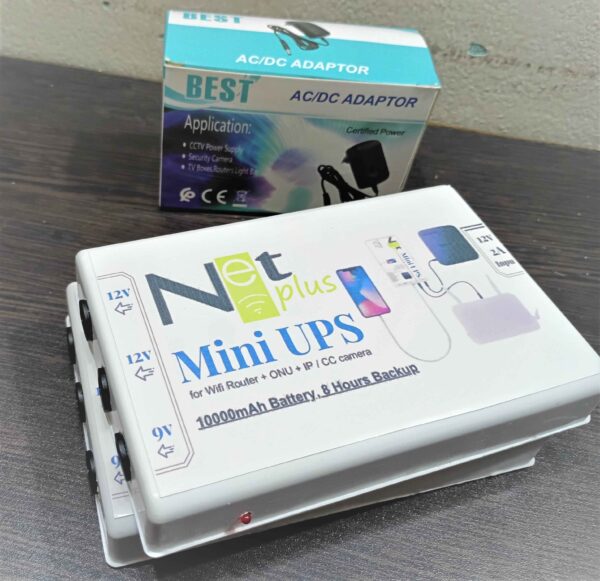 Netplus Mini UPS চার্জার সহ